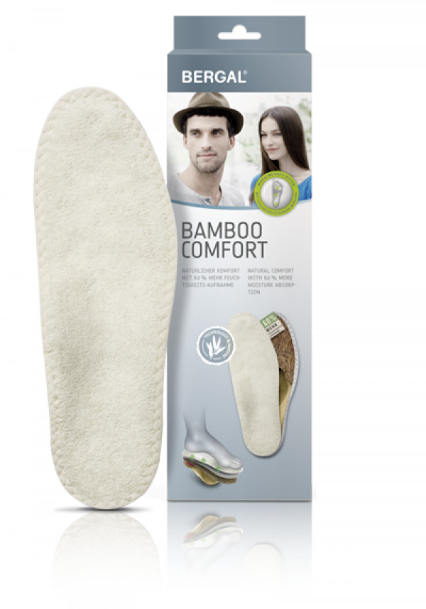 Bergal Bamboo Comfort-pohjallinen koko 48