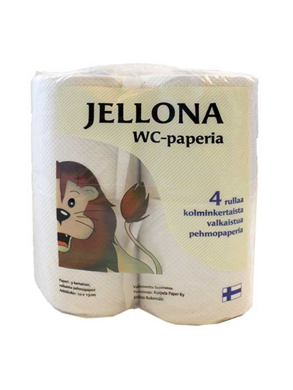 Jellona WC-paperi, 4 rullan paketti