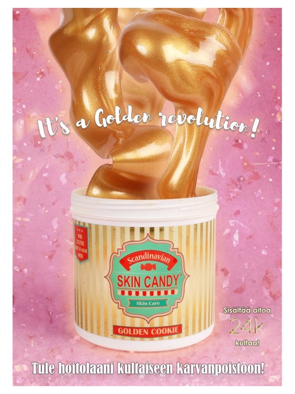 Skin Candy juliste Golden revolution
