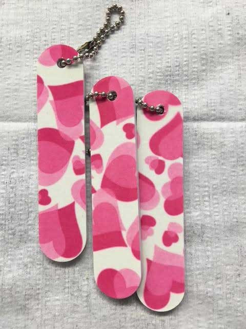 NL Kae-Chain File pink Heart NL Kae-Chain File pink Heart