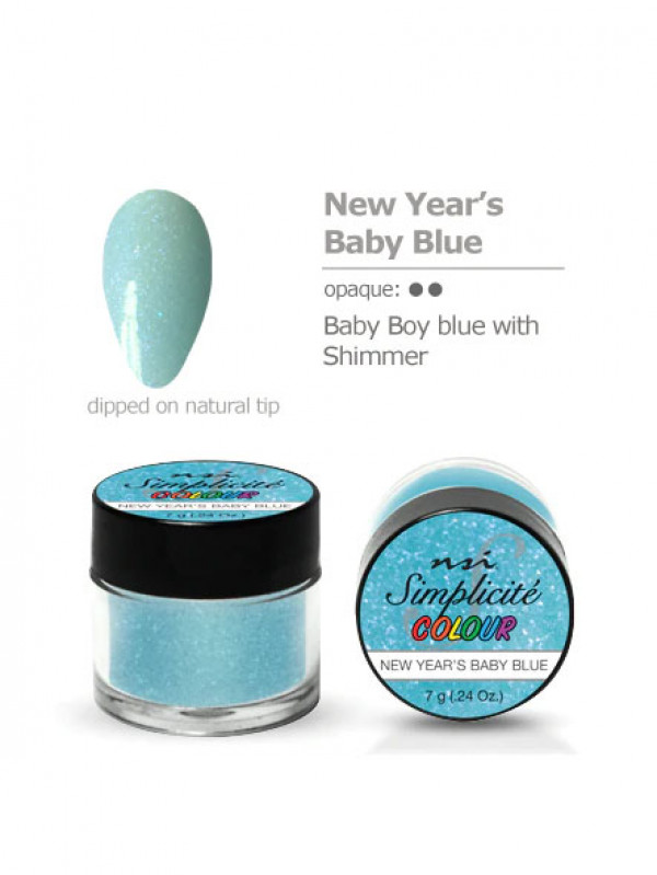 NSI Simplicite, New Year# Baby Blue 7-väriakryyli