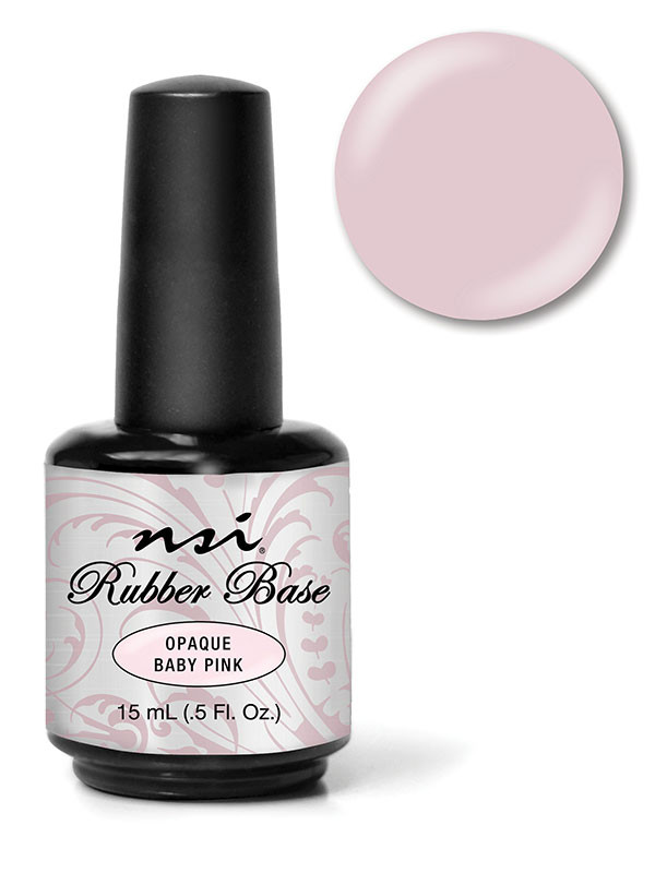 NSI Rubber Base,Opaque Baby Pink 15ml