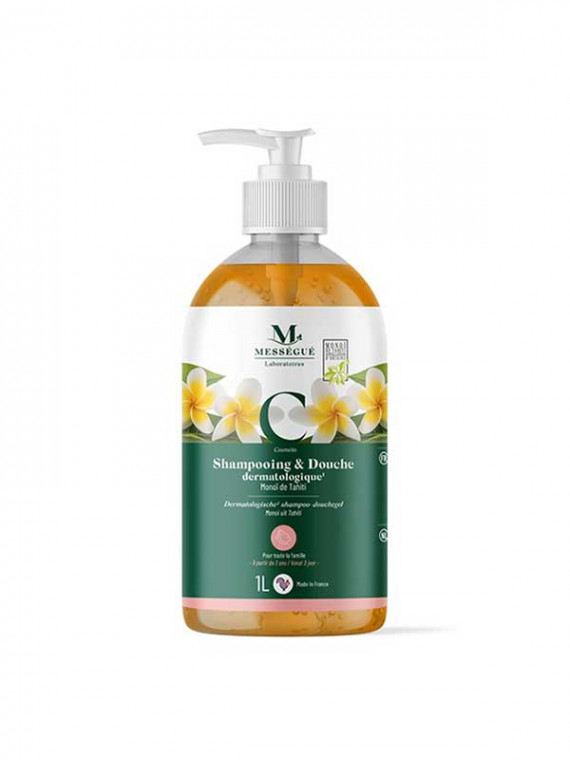 Messegue Monoi Tahiti, shampoo ja suihkugeeli 1 l Messegue Monoi Tahiti, shampoo ja suihkugeeli 1 l