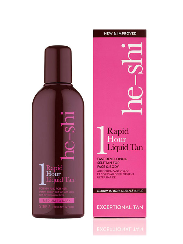 He-Shi Rapid 1 Hour Liquid Tan 150ml