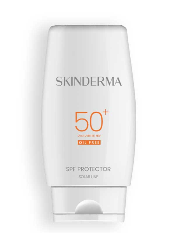 Skinderma SPF Protector Solar 50+,Oil Free, 50 ml