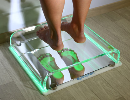 Jalkapeili, muovia 47*47*11 cm Led Jalkapeili, muovia 47*47*11 cm Led