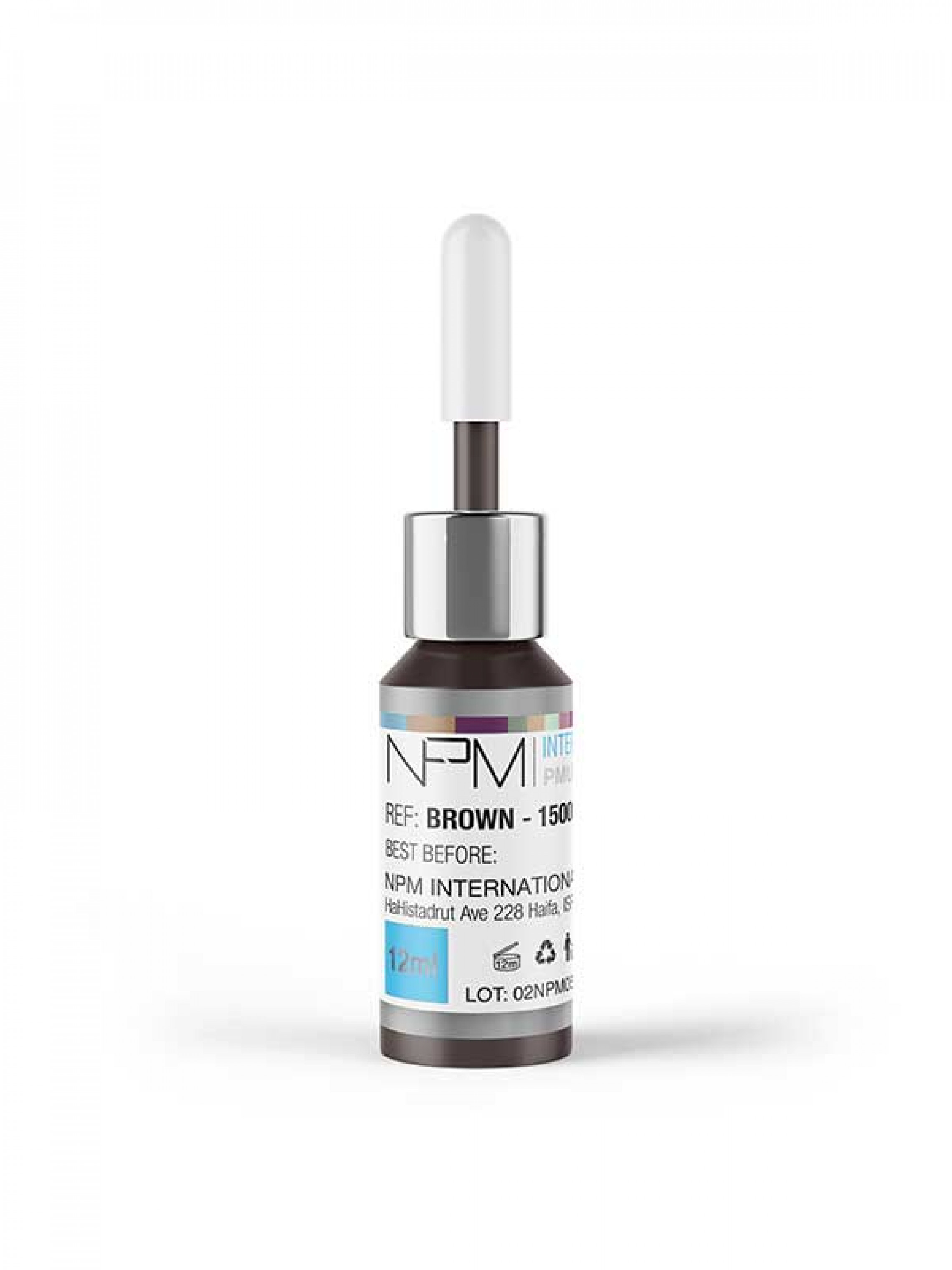 NPM-pigmentointiväri 12 ml kulmille Brown 15002 NPM-pigmentointiväri 12 ml kulmille Brown 15002