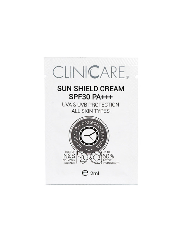 CLINICCARE Sun Shield  Silky Cream SPF30 NÄYTE