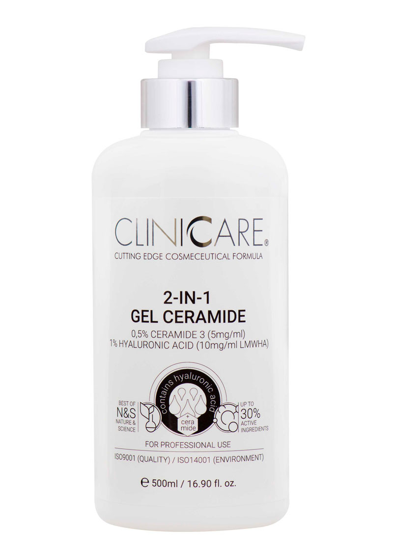 CLINICCARE 2-in-1 Gel Ceramide 500 ml CLINICCARE 2-in-1 Gel Ceramide 500 ml