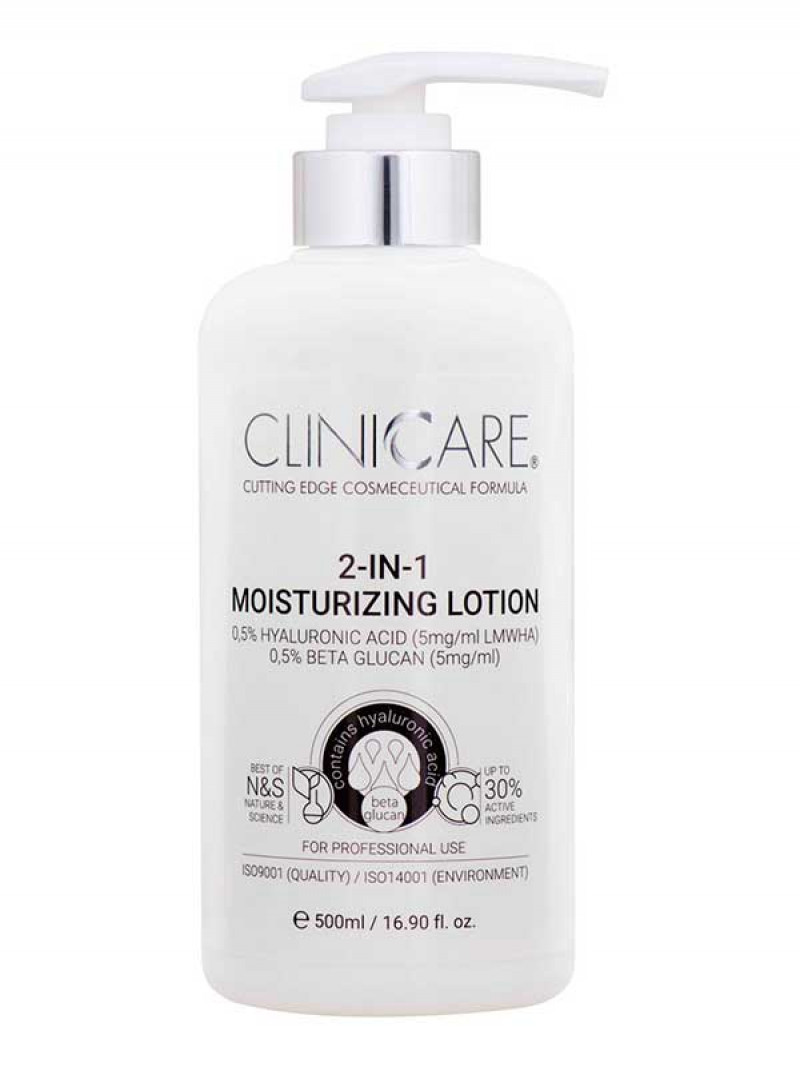 CLINICCARE Moisturizing Lotion 2-in-1 500 ml CLINICCARE Moisturizing Lotion 2-in-1 500 ml