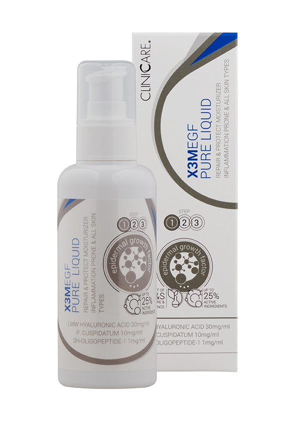 CLINICCARE X3M EGF PURE LIQUID Moisturizer 100ml CLINICCARE X3M EGF PURE LIQUID Moisturizer 100ml