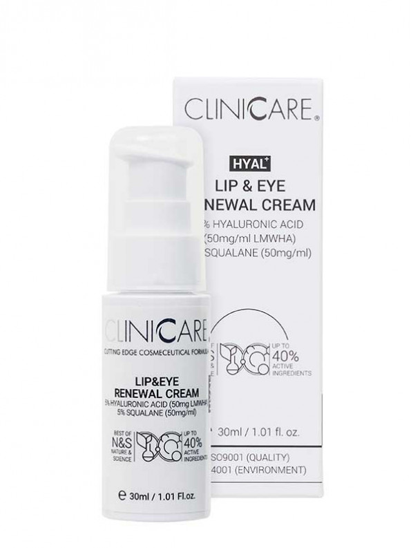 CLINICCARE Lip & Eye Renewal Cream 30 ml CLINICCARE Lip & Eye Renewal Cream 30 ml