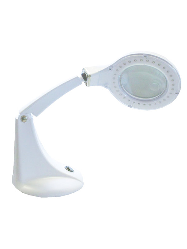 LED-pöytäsuurennuslamppu, valkoinen
