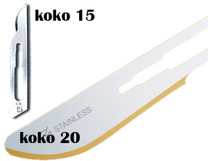 Diamantine turvaterä #20 50 kpl, steriili Diamantine turvaterä #20 50 kpl, steriili