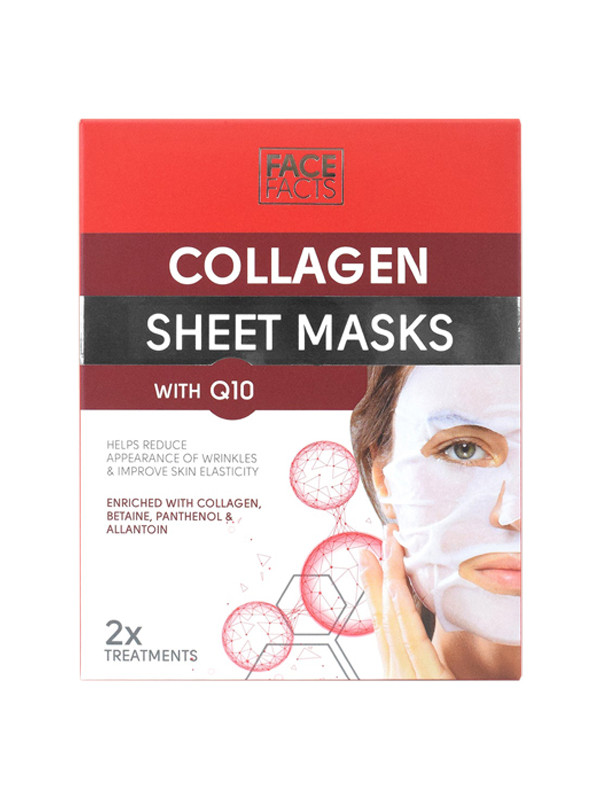 Face Facts Collagen+Q10 kangasnaamio 2kpl