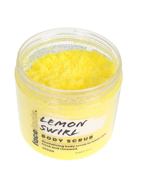 Face Facts Body Scrub Lemon Swirl 400g