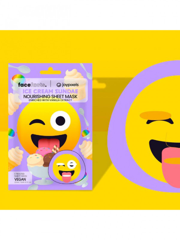 Face Facts kangasnaamio, laiskiainen Face Facts kangasnaamio, laiskiainen