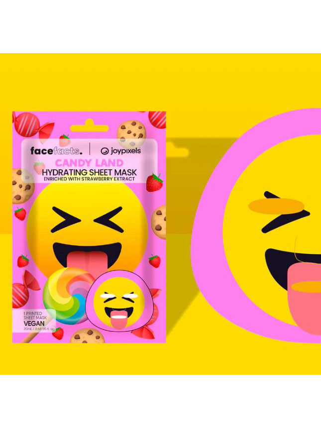 Face Facts kangasnaamio, Candyland 1 kpl Face Facts kangasnaamio, Candyland 1 kpl