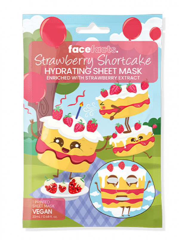 Face Facts kangasnaamio Strawberry Shortcake 1 kpl