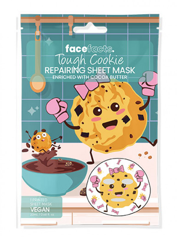 Face Facts kangasnaamio Tough Cookie 1 kpl