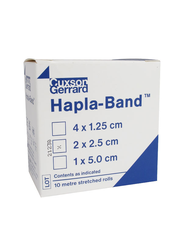 Hapla-Band 2,5 cm x 10 m 2 kpl