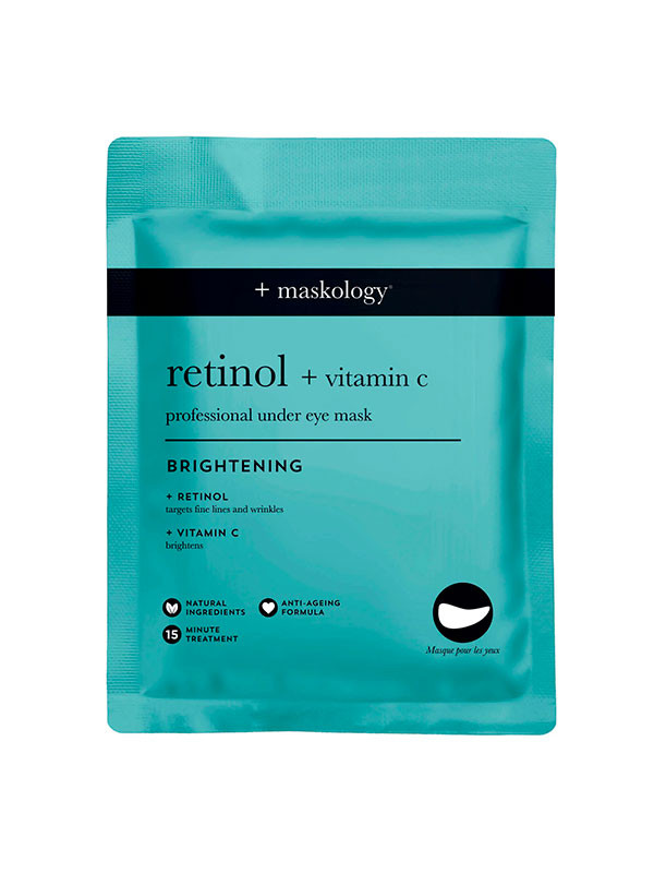 +maskology Retinol+Vitamin-C Under Eye Mask 3 pari