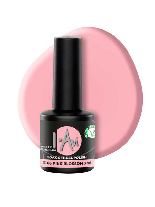 I.Am Soak Off Gel Polish #166 Pink Blossom 7 ml