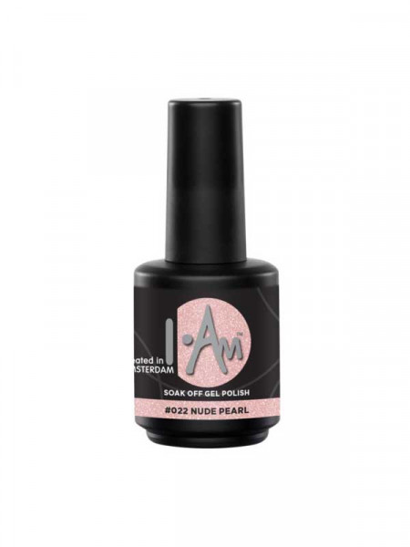 I.Am Soakoff gelpolish, Nude Pearl 7ml #022 I.Am Soakoff gelpolish, Nude Pearl 7ml #022