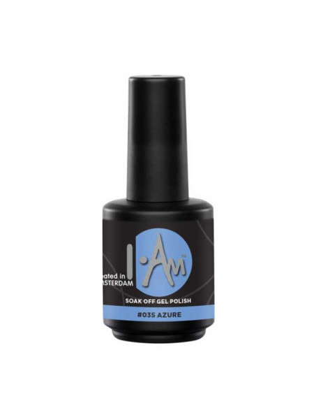 I.Am Soakoff gelpolish, Azure 7ml #035 I.Am Soakoff gelpolish, Azure 7ml #035