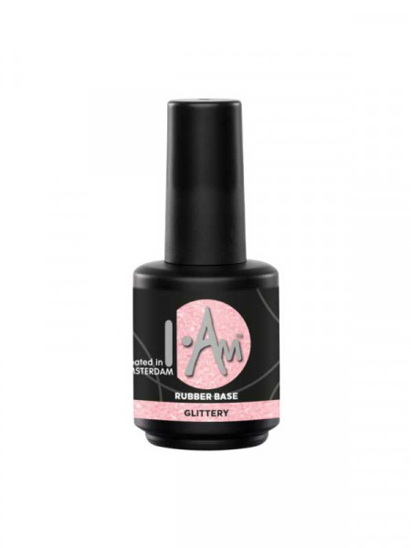 I.Am Rubberbase Glittery15ml I.Am Rubberbase Glittery15ml