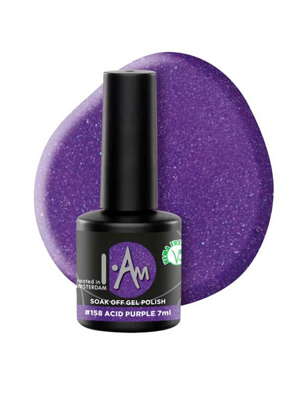 I.Am Soak Off Gel Polish #158 Acid Purple 7 ml