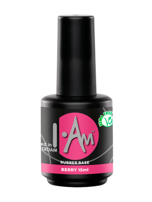 I.Am Rubber Base,  Berry 15ml