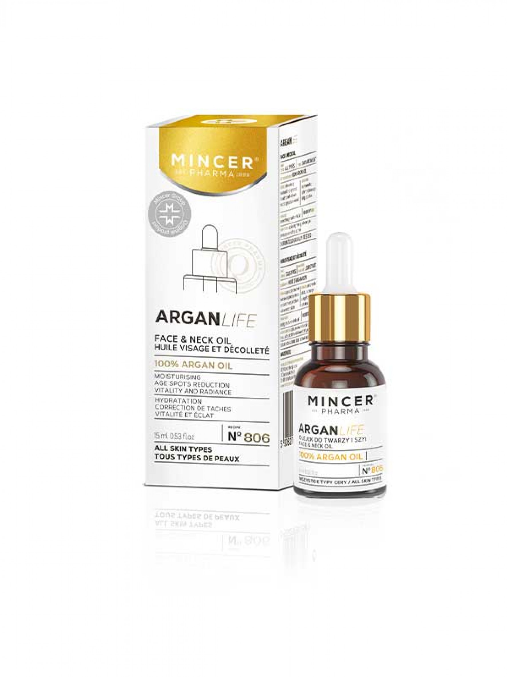 MP ArganLife Face&Neck Oil 100% 15ml MP ArganLife Face&Neck Oil 100% 15ml