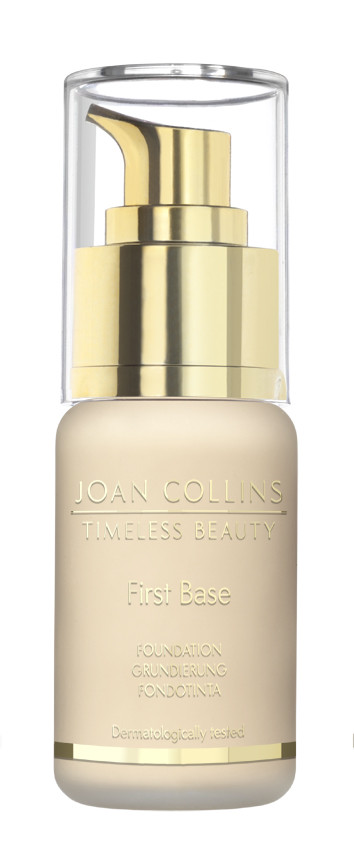 Joan Collins First Base Foundation warm extra fair Joan Collins First Base Foundation warm extra fair