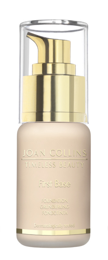 Joan Collins First Base Foundation cool extra fair Joan Collins First Base Foundation cool extra fair