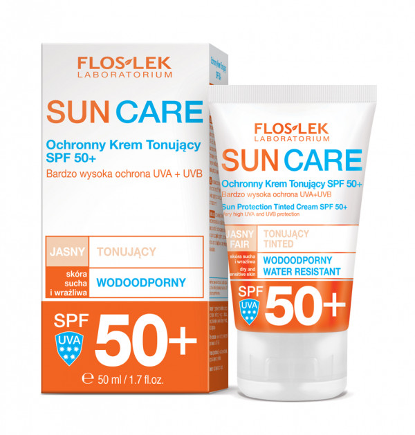 FLOSLEK Sun Protect Cream CC dry&sensit. skin 50ml