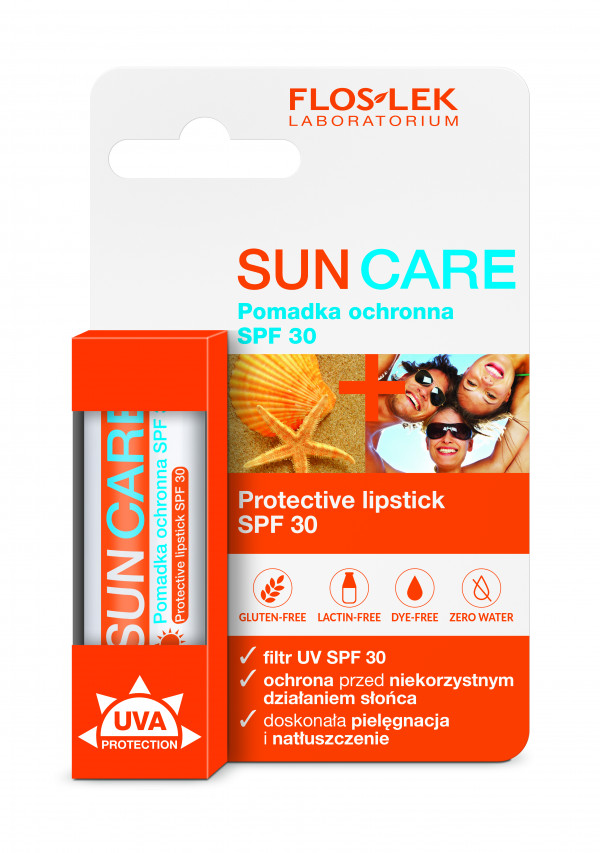 FLOSLEK Sun protective lipstick, SPF 30