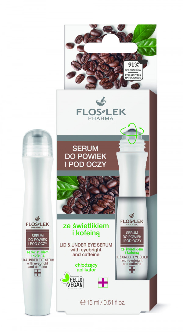 FLOSLEK Lid&under eye gel 15ml, caffeine