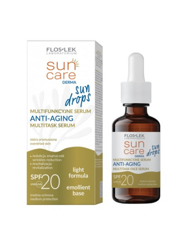 Floslek Sun Care Sun Drops Anti-aging Serum SPF20+