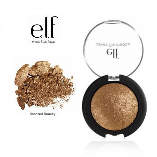 elf Studio baked eyeshadow, bronzed beauty elf Studio baked eyeshadow, bronzed beauty