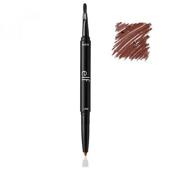 elf Studio lip liner & blending brush, dark brown