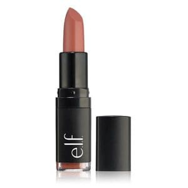 elf Studio velvet matte lipstick, blushing brown