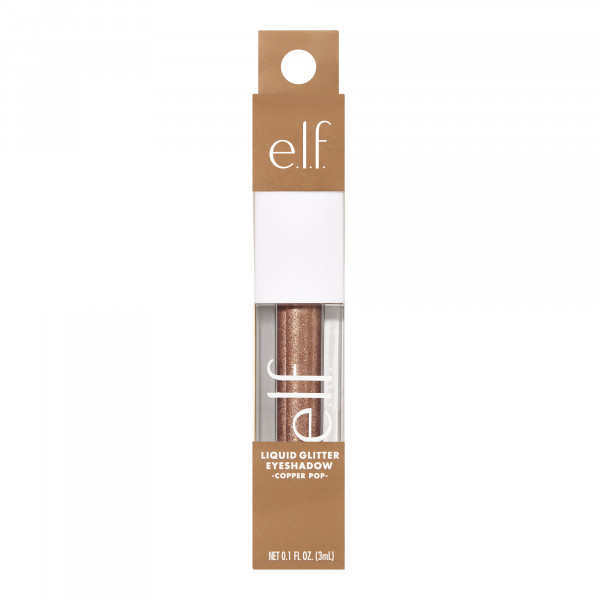 elf Pro Liquid glitter eyeshadow, Copper Pop