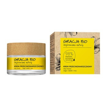 Gracja Bio Anti-Wrinkle Cream 50ml, monoi öljy Gracja Bio Anti-Wrinkle Cream 50ml, monoi öljy