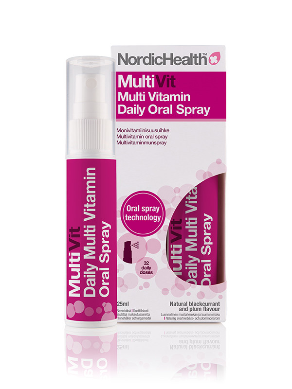 Nordic Health Multivit monivitamiinisuihke 25 ml Nordic Health Multivit monivitamiinisuihke 25 ml