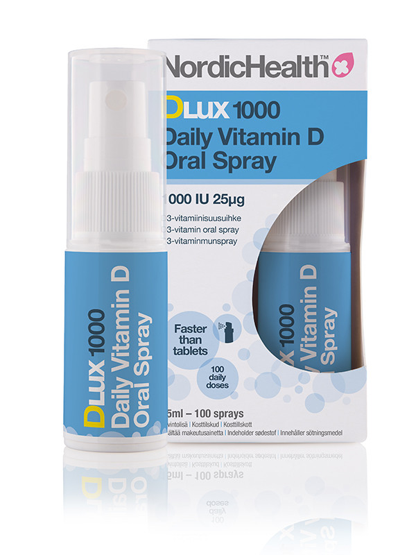 Dlux 1000 D3-vitamiinisuusuihke15 ml