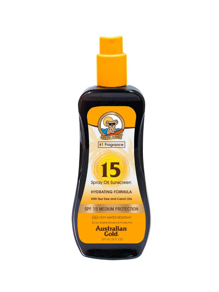 Australian Gold SPF15 Bronze-spray Oil 237ml Australian Gold SPF15 Bronze-spray Oil 237ml