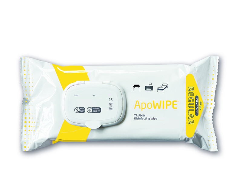 Apo Wipe Triamin-pintadesinfiointiliina 48 kpl Apo Wipe Triamin-pintadesinfiointiliina 48 kpl